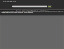 Tablet Screenshot of naturesite.com